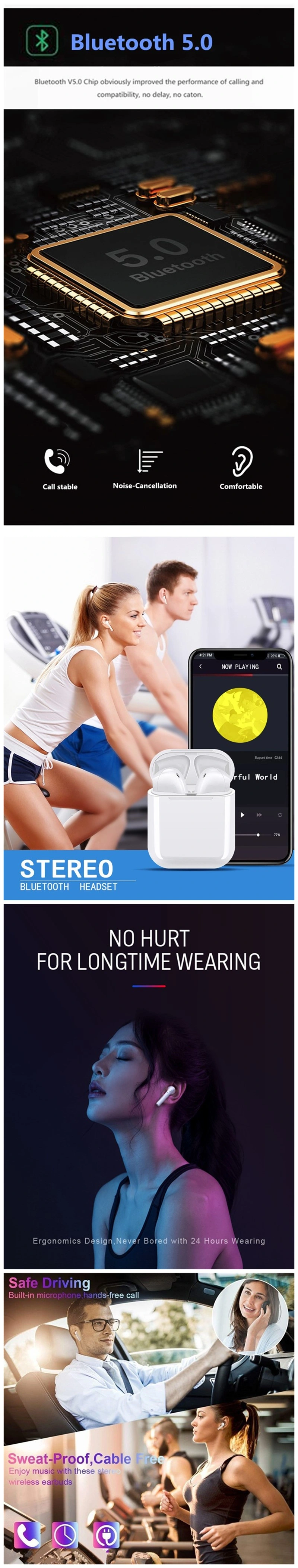 Jerry Bluetooth Earphone Air Pod Earbud Headset Wireless Headphone