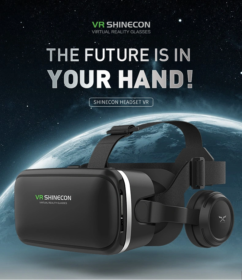 Google Cardboard Vr Shinecon Vr Virtual Reality 3D Glasses for Mobile Phone