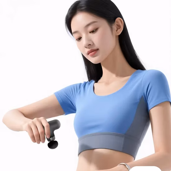 Mini Pistolet Fascia Muscle Vibration Mini Pistolet De Massage Profondément Dos Nu