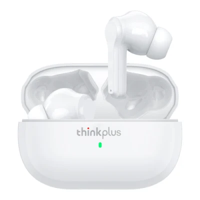 Lenovo Thinkplus Lp1s Tws Casque sans fil Bluetooth 5.0 Casque Anc HiFi Musique Sports Écouteurs avec micro - Blanc