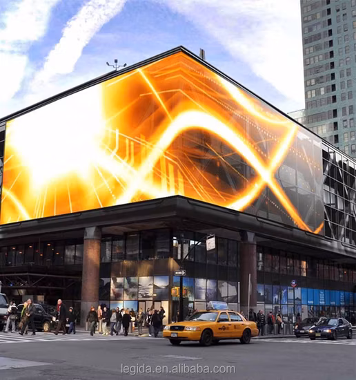 Naked Eye 3D Lunettes-Free Big Haute Luminosité Étanche Numérique P5 P6 P8 P10 HD Écran D'affichage À LED Extérieur Publicité LED Panneau D'affichage